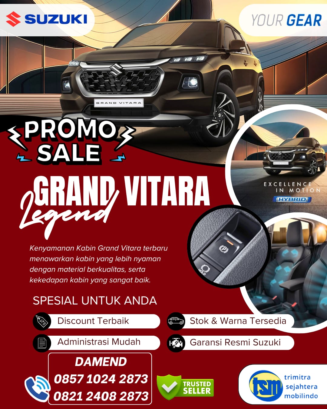 Promo Mobil Suzuki GRAND VITARA Bekasi Cikarang Karawang